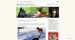 Desktop Screenshot of birdbrainsanddogtales.wordpress.com