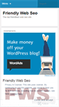 Mobile Screenshot of friendlywebseo.wordpress.com