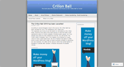 Desktop Screenshot of crillonball.wordpress.com