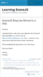 Mobile Screenshot of learningscenejs.wordpress.com