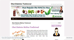 Desktop Screenshot of obatdiabetestradisional11.wordpress.com