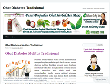 Tablet Screenshot of obatdiabetestradisional11.wordpress.com