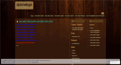 Desktop Screenshot of diplomattogel.wordpress.com