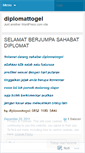 Mobile Screenshot of diplomattogel.wordpress.com