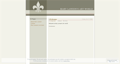 Desktop Screenshot of mslawson.wordpress.com