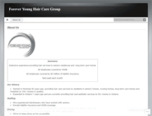 Tablet Screenshot of foreveryounghaircaregroup.wordpress.com
