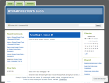Tablet Screenshot of myvampireeyes.wordpress.com