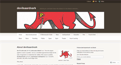 Desktop Screenshot of devilsaardvark.wordpress.com