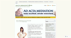 Desktop Screenshot of adactamediation.wordpress.com