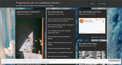 Desktop Screenshot of cotidianoliterario.wordpress.com