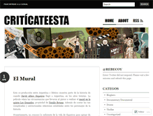 Tablet Screenshot of criticateesta.wordpress.com