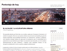 Tablet Screenshot of portoviejodehoy.wordpress.com