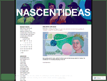 Tablet Screenshot of nascentideas.wordpress.com