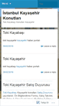 Mobile Screenshot of kayasehir.wordpress.com