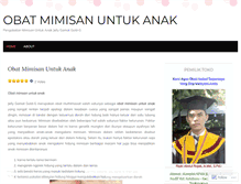 Tablet Screenshot of obatmimisanuntukanak.wordpress.com