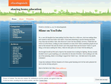 Tablet Screenshot of educatingminds.wordpress.com