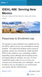Mobile Screenshot of idealnm.wordpress.com