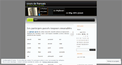 Desktop Screenshot of professeur.wordpress.com