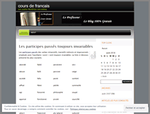 Tablet Screenshot of professeur.wordpress.com