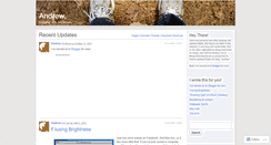 Desktop Screenshot of andrewl14.wordpress.com