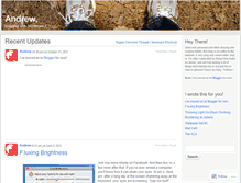 Tablet Screenshot of andrewl14.wordpress.com