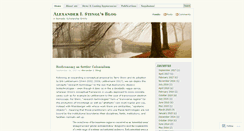 Desktop Screenshot of alexstingl.wordpress.com