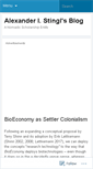Mobile Screenshot of alexstingl.wordpress.com