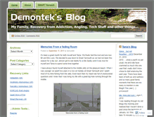 Tablet Screenshot of demontek.wordpress.com