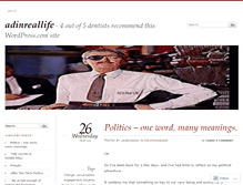 Tablet Screenshot of adinreallife.wordpress.com