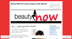 Desktop Screenshot of itsbeautynow.wordpress.com