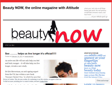 Tablet Screenshot of itsbeautynow.wordpress.com