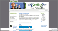 Desktop Screenshot of mystaffingproarticles.wordpress.com