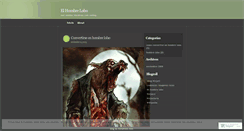 Desktop Screenshot of elhombrelobo.wordpress.com