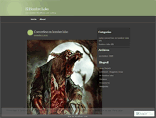 Tablet Screenshot of elhombrelobo.wordpress.com