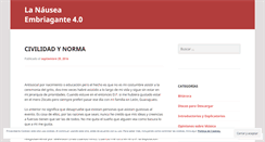 Desktop Screenshot of nauseaembriagante.wordpress.com