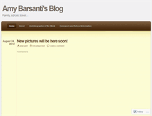 Tablet Screenshot of abarsanti.wordpress.com