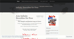 Desktop Screenshot of infinitydownlinefree.wordpress.com