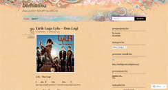 Desktop Screenshot of berhiasku.wordpress.com