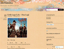 Tablet Screenshot of berhiasku.wordpress.com