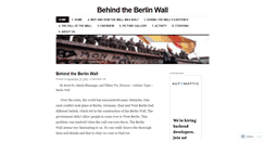 Desktop Screenshot of berlinwall.wordpress.com