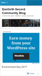 Mobile Screenshot of danforthsecord.wordpress.com