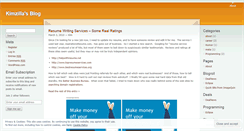 Desktop Screenshot of kimzilla.wordpress.com