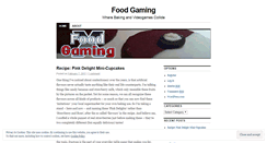 Desktop Screenshot of foodgaming.wordpress.com