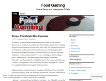 Tablet Screenshot of foodgaming.wordpress.com