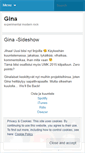 Mobile Screenshot of ginaband.wordpress.com