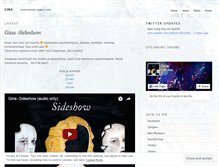 Tablet Screenshot of ginaband.wordpress.com