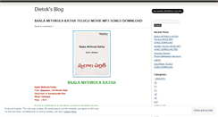 Desktop Screenshot of dietok.wordpress.com