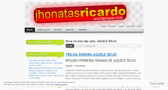 Desktop Screenshot of jhonatasricardo.wordpress.com