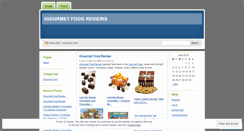 Desktop Screenshot of igourmetfood.wordpress.com