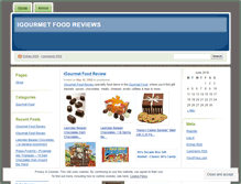 Tablet Screenshot of igourmetfood.wordpress.com